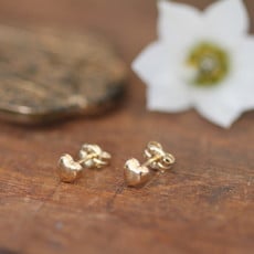 DARCY Gold Petite Heart Earrings