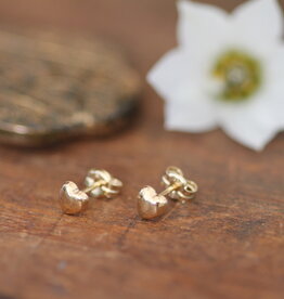 DARCY Gold Petite Heart Earrings