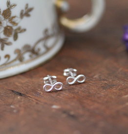 Silver Infinity Earrings