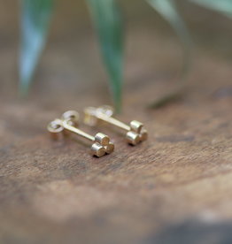Gold Hive Earrings