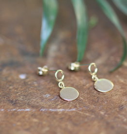 MADISON Gold Catherine Disc Earrings