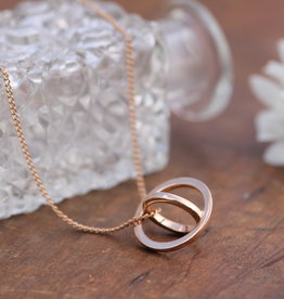 KENSINGTON Rose Gold Sphere Necklace