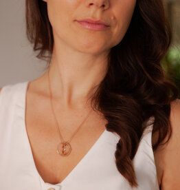 KENSINGTON Rose Gold Sphere Necklace