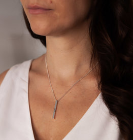 KENSINGTON Silver Bolt Necklace