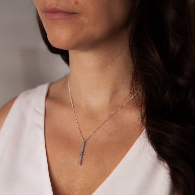 KENSINGTON Silver Bolt Necklace