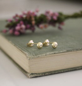 Gold Shimmer Cupola Earrings