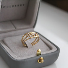 MONROE Gold Evelyn Diamond Ring