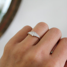 GATSBY White Gold Cora Diamond Ring