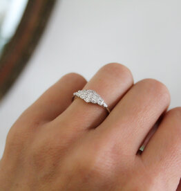 GATSBY White Gold Cora Diamond Ring 0.24ct