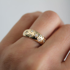 BOHO Gold Samara Diamond Ring