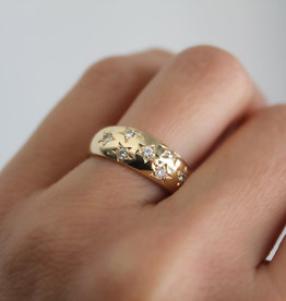 BOHO Gold Samara Diamond Ring