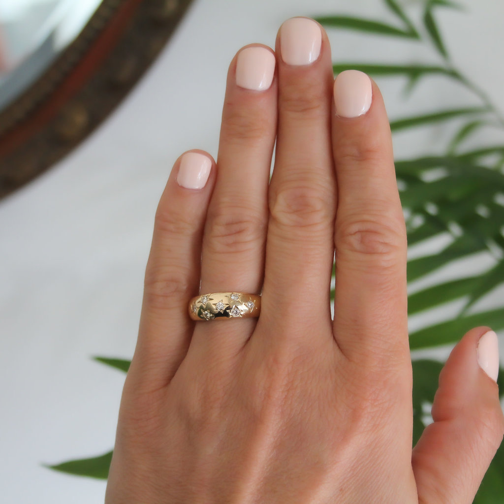 BOHO Gold Samara Diamond Ring