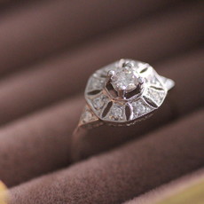 GATSBY White Gold Loretta Diamond Ring 0.46ct