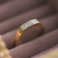 BARDOT Gold Diamond Letizia Ring