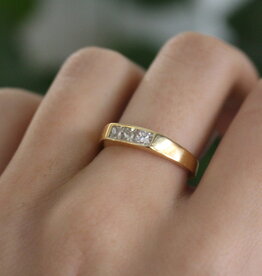 GATSBY Gold Diamond Letizia Ring