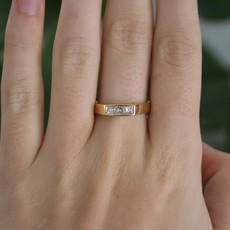 BARDOT Gold Diamond Letizia Ring