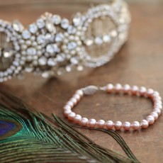 MADISON Blush Freshwater Pearl Bracelet