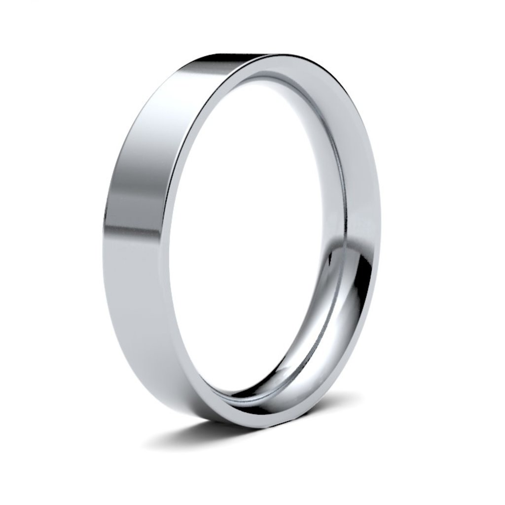 FORDE Platinum Ring 4mm