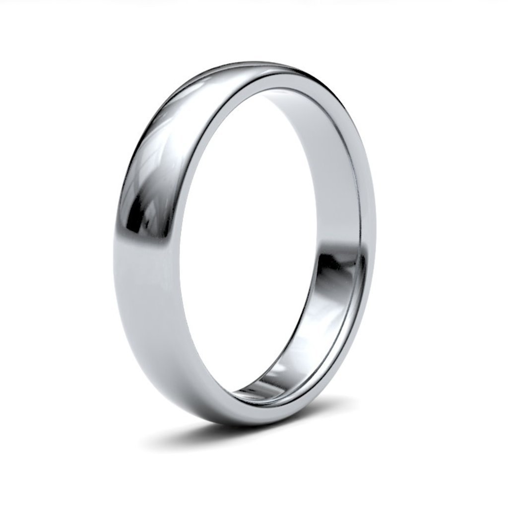 BOTANICA Platinum Ring 4mm