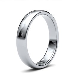 BOTANICA Platinum Ring 4mm