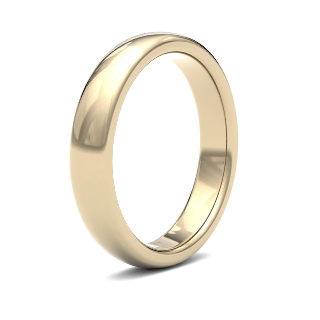 BONDD 18 Carat Gold Ring 4mm