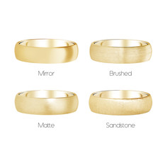 ERROS 18 Carat Gold Ring 4mm