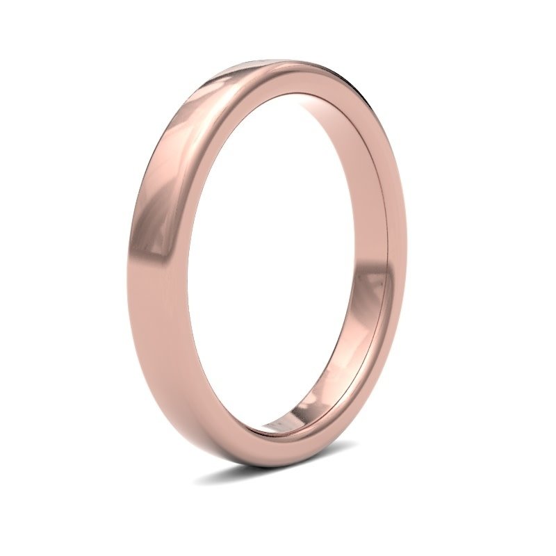 ESTELE Rose Gold Ring 3mm