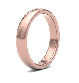 BOTANICA Rose Gold Ring 4mm