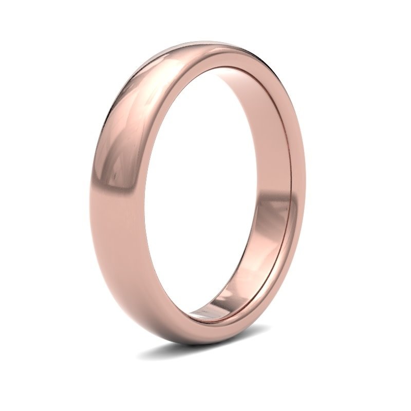 BOTANICA Rose Gold Ring 4mm