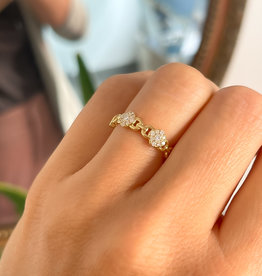GATSBY Gold  Diamond Lara Ring 0.22ct