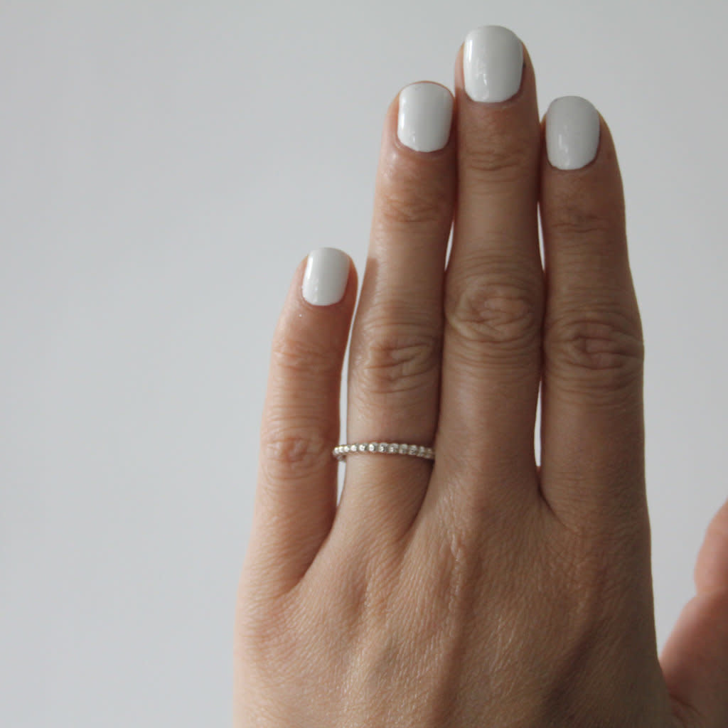LILA Silver Bubble Stacking Ring