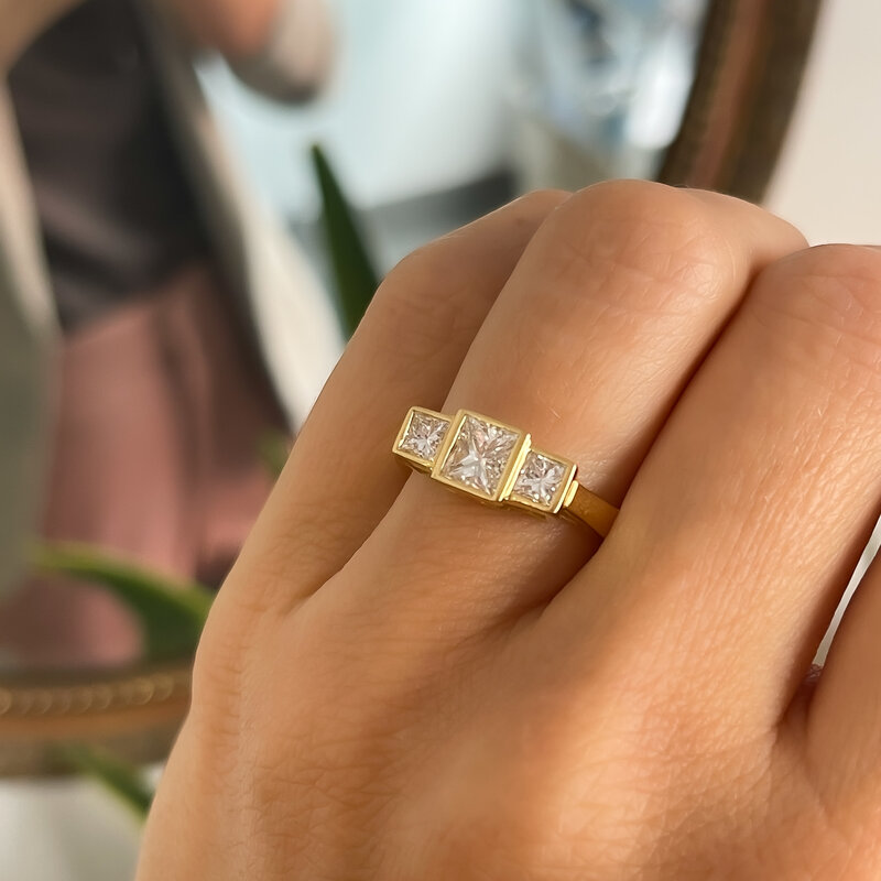 GATSBY Gold Priscilla Diamond Ring 1.40ct