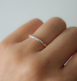 LILA Silver Sheen Stacking Ring