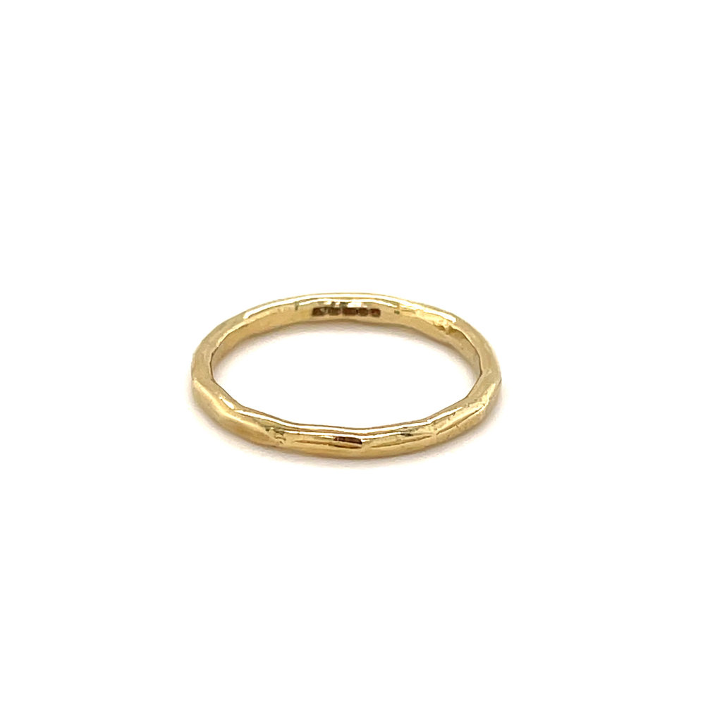 LILA Gold Waves Stacking Ring