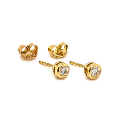 BLOSSOM Gold Diamond Loren Earrings