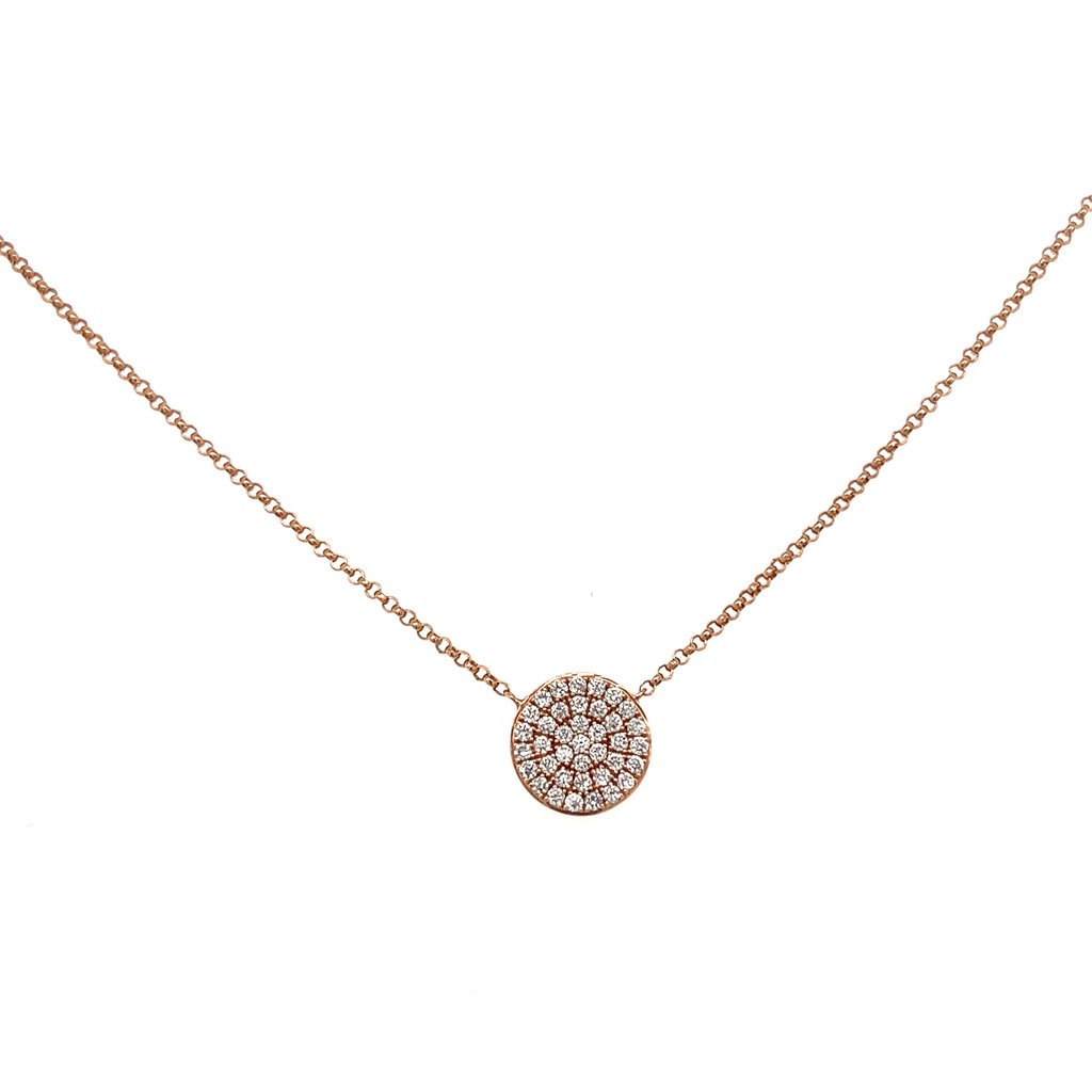 LUNA Rose Diamond Constellation Necklace