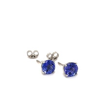 OCEANIA White Gold Hathaway Tanzanite Earrings 2.79 ct