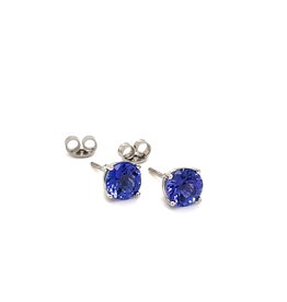 OCEANIA White Gold Hathaway Tanzanite Earrings 2.79 ct