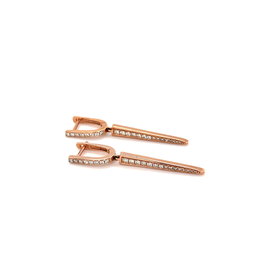 GATSBY Rose Gold Diamond Deia Earrings