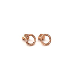 LILA Rose Gold Diamond Phoebe Earrings