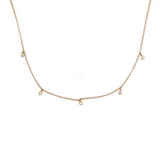 OCEANIA Gold Tears of the Sea Necklace