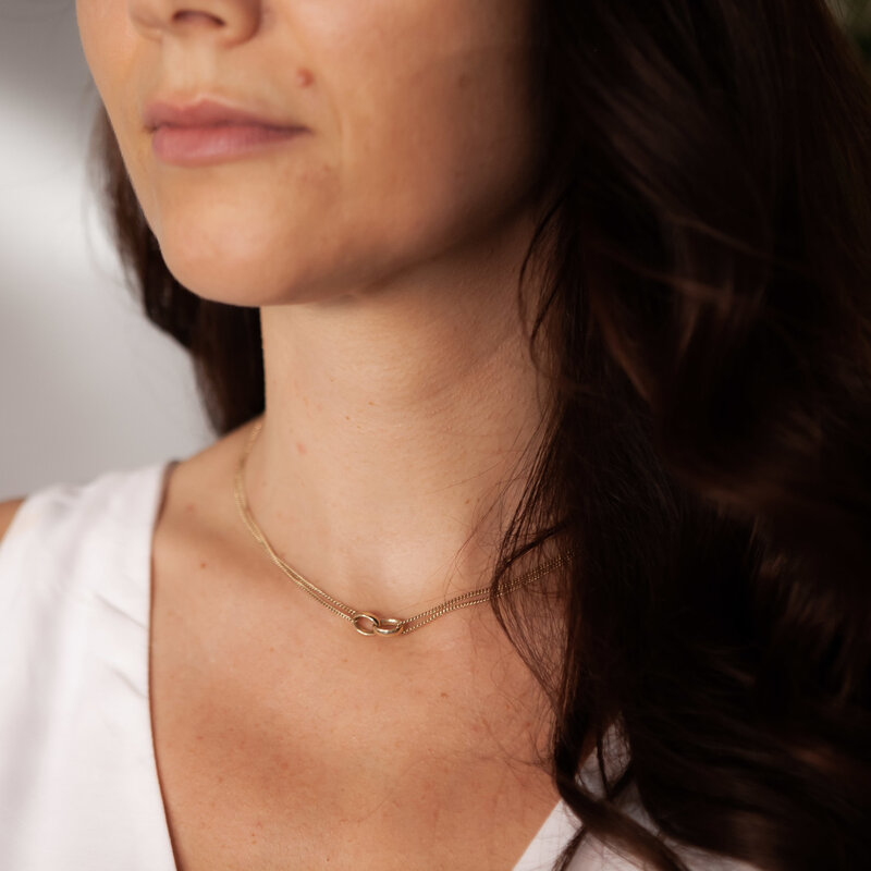 DARCY Gold Eternity Necklace