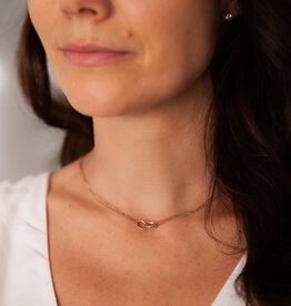 KENSINGTON Rose Gold Eternity Necklace