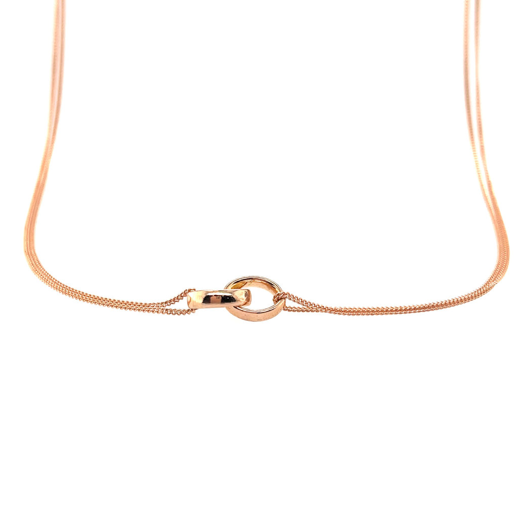 KENSINGTON Rose Gold Eternity Necklace