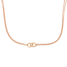 KENSINGTON Rose Gold Eternity Necklace