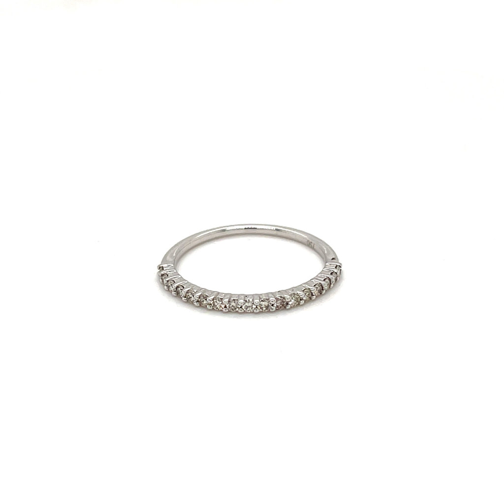 BLOSSOM White Gold  Avrile Diamond Stacking Ring