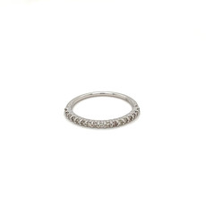 BLOSSOM White Gold  Avrile Diamond Stacking Ring