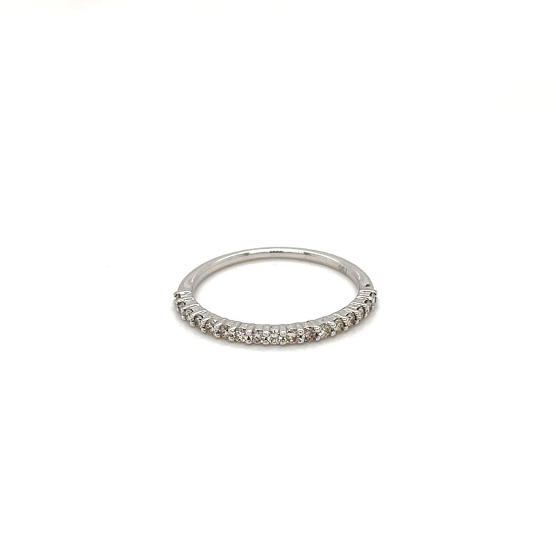BLOSSOM White Gold  Avrile Diamond Stacking Ring