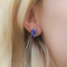 GATSBY Tanzanite and Diamond Crystelle Earrings