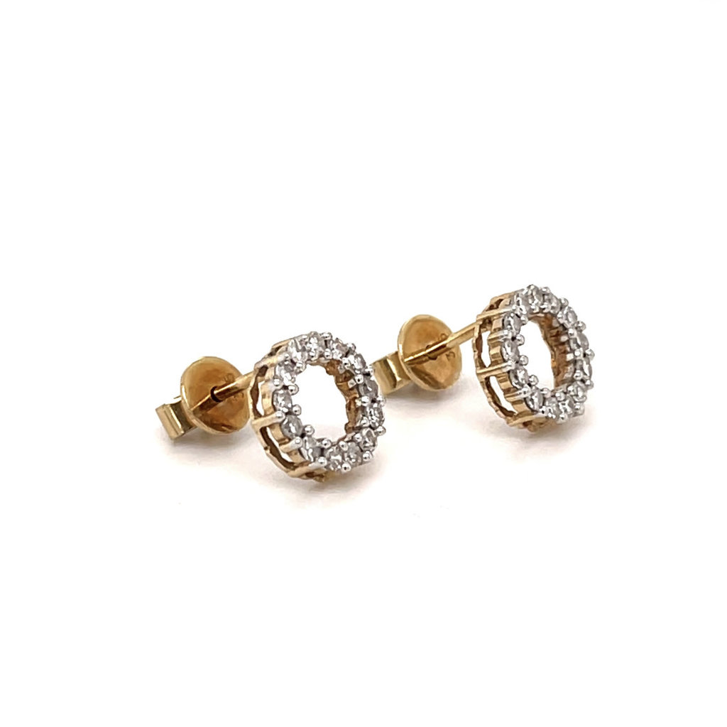 BARDOT Gold Diamond June Earrings